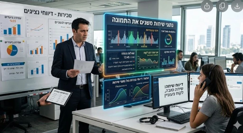 מערכת ניתוח שיחות מבוססת AI